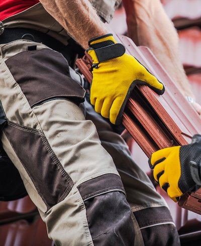 local roofers fixing tile roof